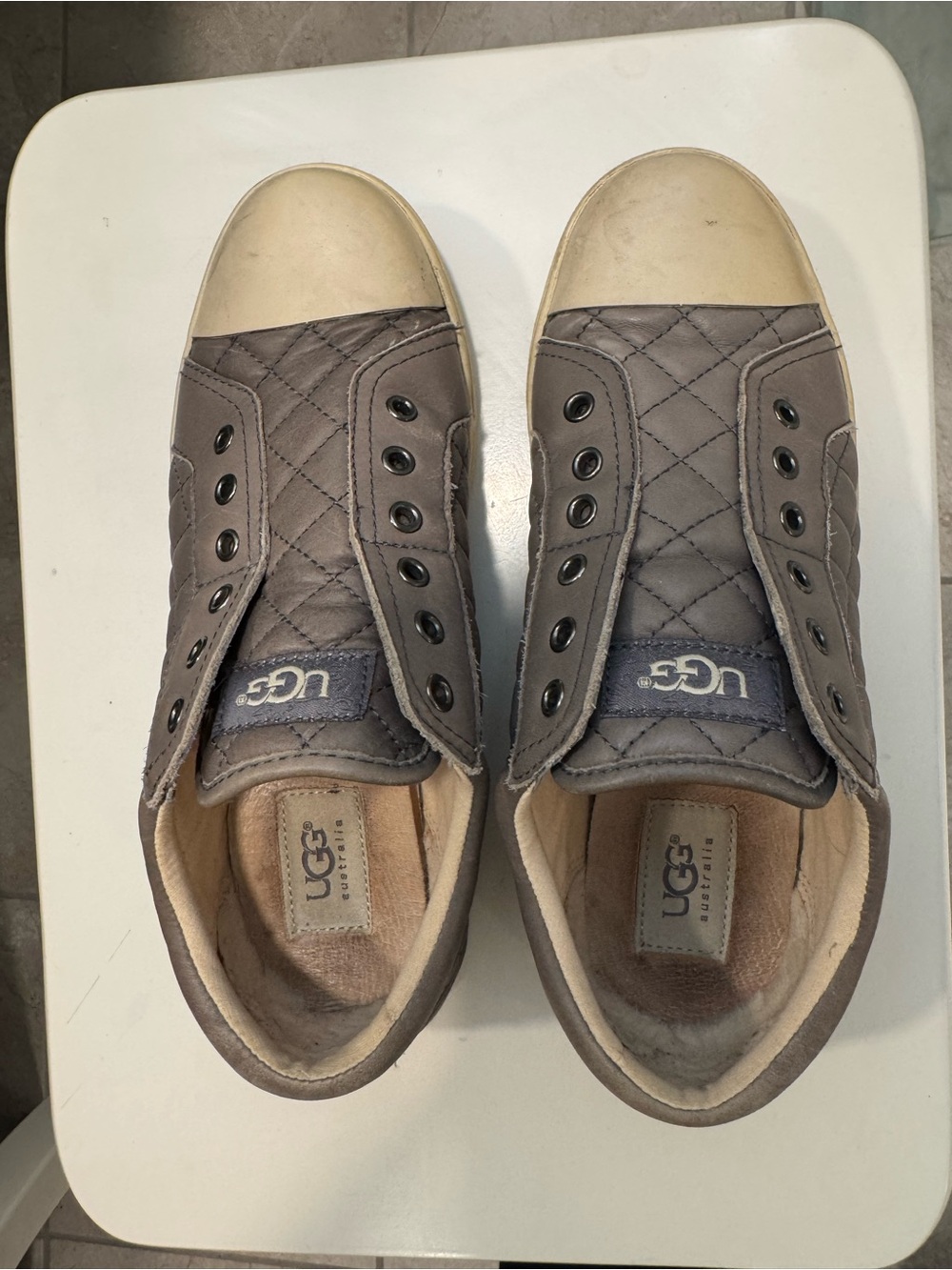 UGG women’s Slip-On Quilted Sneakers size 8